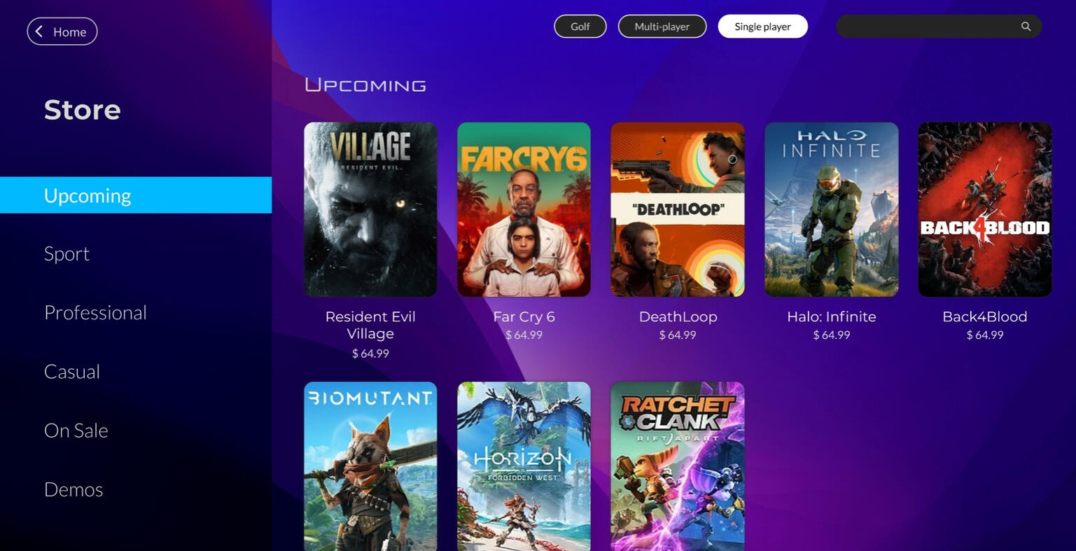 Game Launcher Store